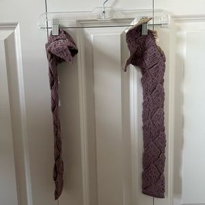 Isa Boulder argyle sleeves purple